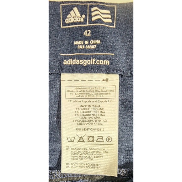 Adidas Golf Adizero Shorts Men's Size 42 Navy Blue Lightweight Cool Quick Dri - Picture 3 of 12